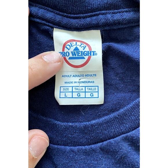 Vintage Bone Collector Graphic T-Shirt in Navy Size Large Y2K - Picture 7 of 7